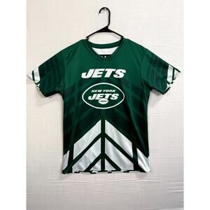 Armey Flag New York Jets #13 Jersey Mens L Green Short Sleeve V-Neck Pullover